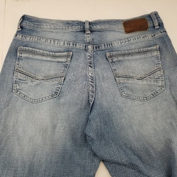 BKE Seth Straight Leg Jeans Men’s Regular Light Wash 36 X 32 - Picture 3 of 11